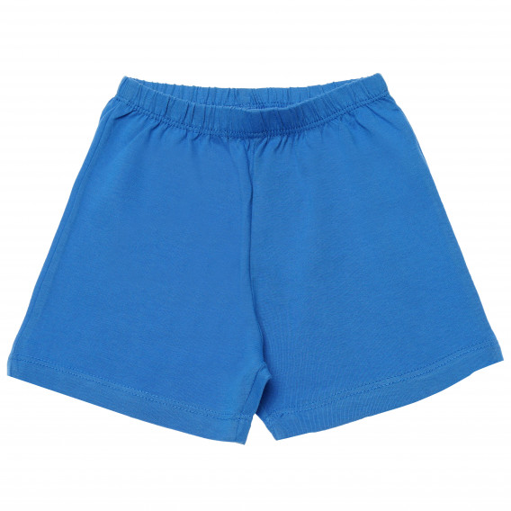 Pantaloni pentru copii din bumbac cu elastic pe talie, albaștri pentru băieți Original Marines 168963 