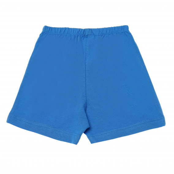 Pantaloni pentru copii din bumbac cu elastic pe talie, albaștri pentru băieți Original Marines 168964 2
