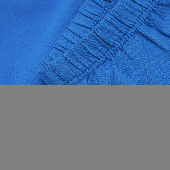 Pantaloni pentru copii din bumbac cu elastic pe talie, albaștri pentru băieți Original Marines 168965 3