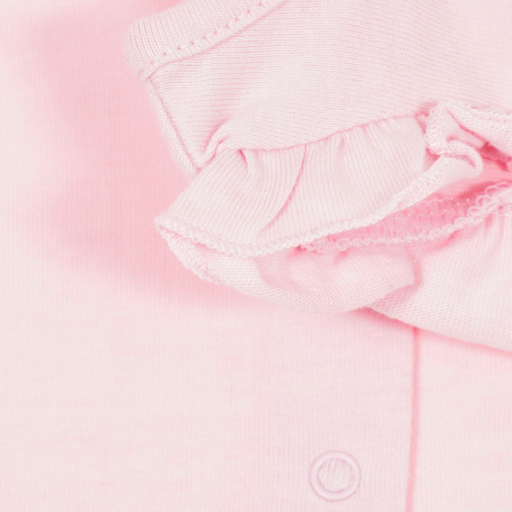 Rochie din bumbac pentru fete, roz deschis Tape a l'oeil 168976 3