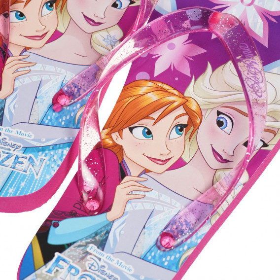 Șlapi cu elastic, personaje Frozen, pentru fete Arnetta 169740 3