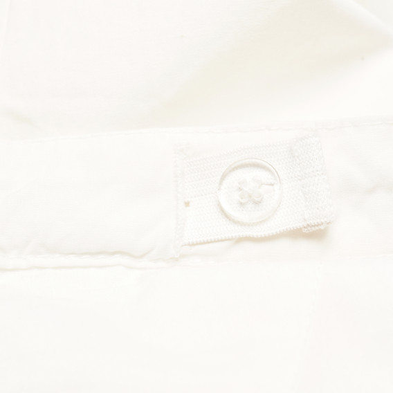 Pantaloni de bumbac pentru fete, albi Tape a l'oeil 169796 4