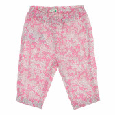 Pantaloni pentru copii din bumbac Benetton pentru fete, roz Benetton 169825 