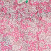 Pantaloni pentru copii din bumbac Benetton pentru fete, roz Benetton 169826 2