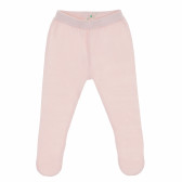 Pantaloni pentru copii cu picior pentru fete de culoare roz Benetton 169894 