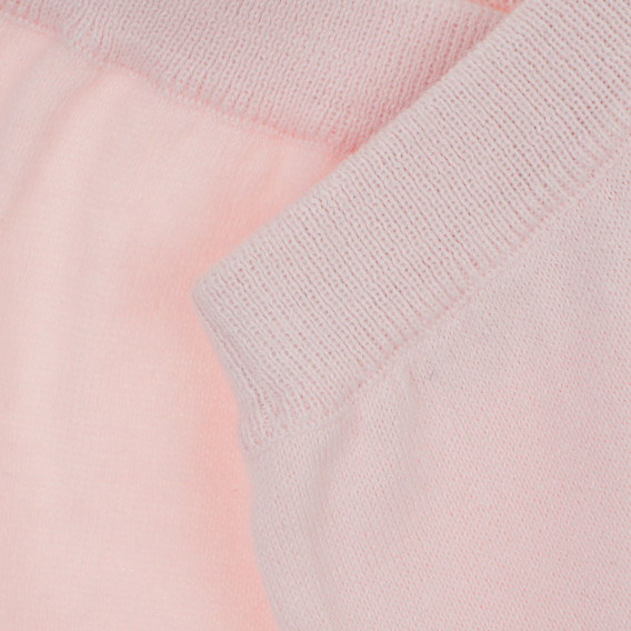 Pantaloni pentru copii cu picior pentru fete de culoare roz Benetton 169895 2