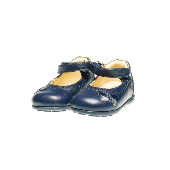 Pantofi cu balerină pentru fetițe, albastru închis Chicco 169979 