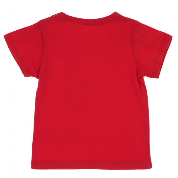 Tricou roșu, din bumbac, pentru băieți Tape a l'oeil 170116 3