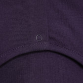 Bluză de bumbac pentru băieți, violet închis Tape a l'oeil 170421 3