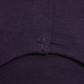 Bluză din bumbac cu mâneci lungi pentru băieți, violet Tape a l'oeil 170425 3