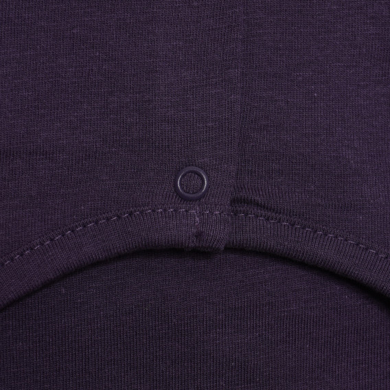 Bluză din bumbac cu mâneci lungi pentru băieți, violet Tape a l'oeil 170425 3
