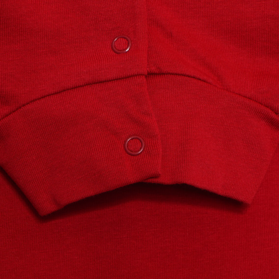 Bluza roșie de bumbac pentru băieți Tape a l'oeil 170444 4