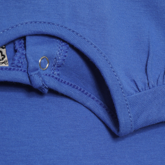 Tricou albastru din bumbac pentru fete Tape a l'oeil 170453 3