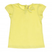 Tricou de bumbac pentru fete, galben Tape a l'oeil 170455 