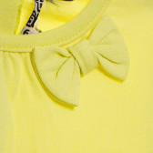 Tricou de bumbac pentru fete, galben Tape a l'oeil 170456 2