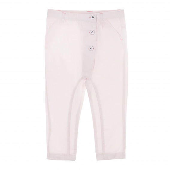 Pantaloni din bumbac pentru fetițe, roz Tape a l'oeil 170655 