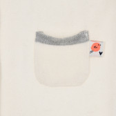 Salopetă pentru bebelusi, albă Tape a l'oeil 170683 2