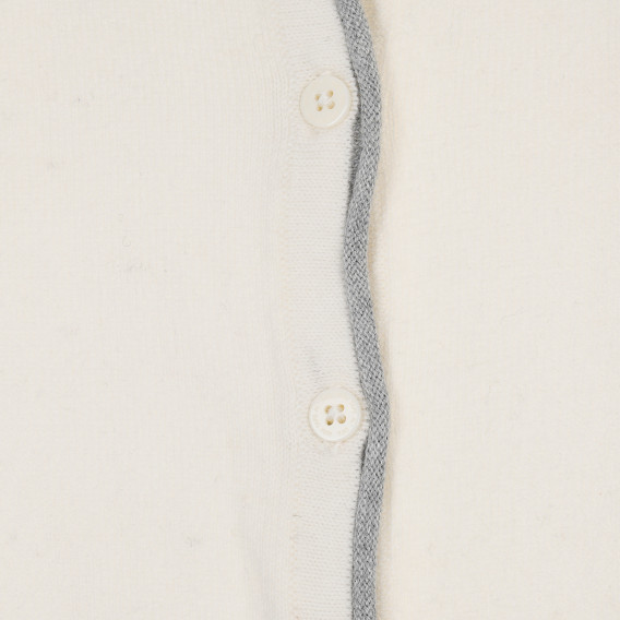 Salopetă pentru bebelusi, albă Tape a l'oeil 170684 3