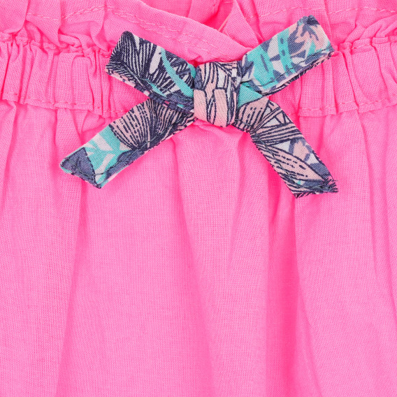 Pantaloni roz, cu danteluță, pentru fete  Tape a l'oeil 170711 2