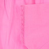 Pantaloni roz, cu danteluță, pentru fete  Tape a l'oeil 170712 3