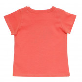 Bluză de bumbac portocalie pentru fete Tape a l'oeil 170732 3
