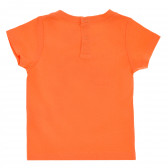 Bluză de bumbac pentru băieți, culoare portocalie Tape a l'oeil 170748 3