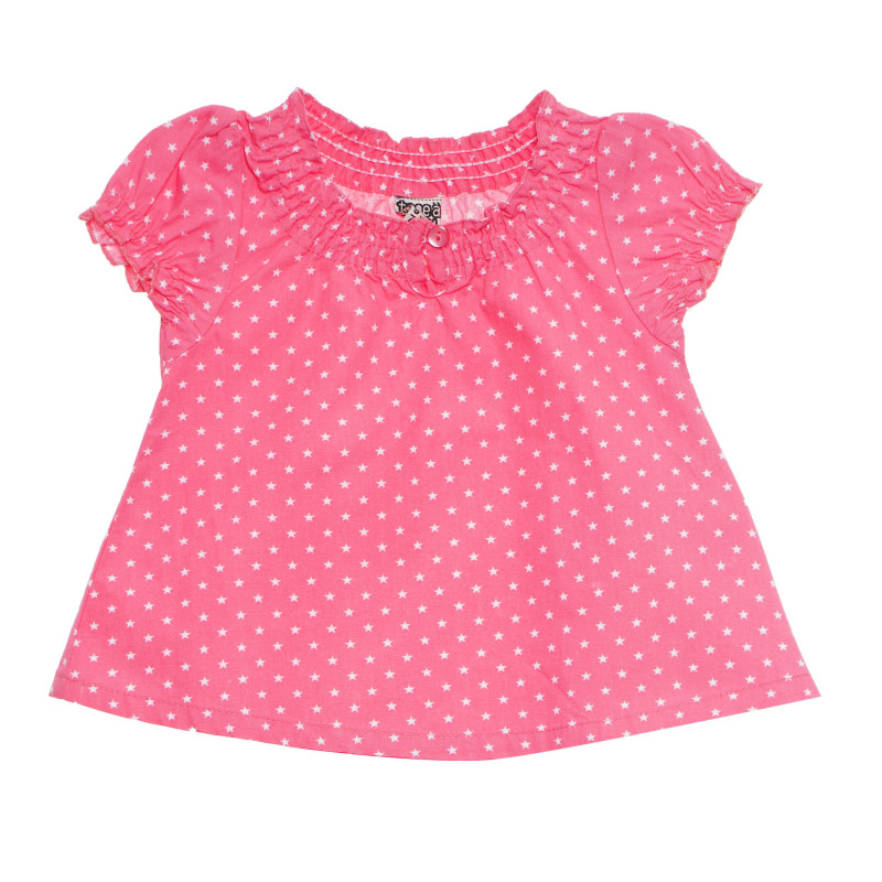 Rochie de bumbac pentru fetițe, roz  170762