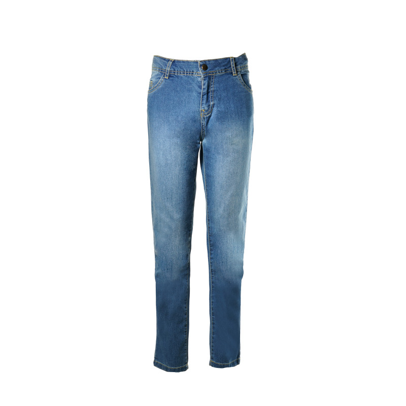Jeans pentru fete, albaștri cu talie reglabilă  170806