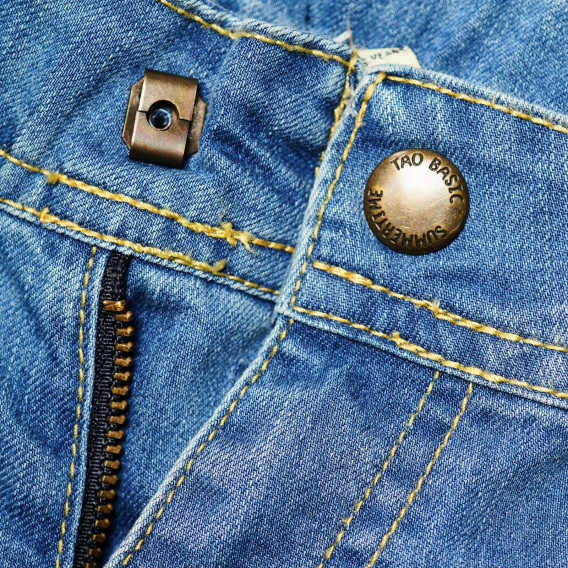 Jeans pentru fete, albaștri cu talie reglabilă Tape a l'oeil 170808 3
