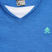 Bluză de bumbac pentru băieți, albastru deschis Tape a l'oeil 170995 2