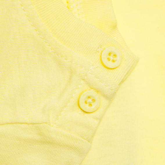 Bluză galbenă din bumbac, pentru băieței Tape a l'oeil 171004 3