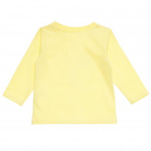 Bluză galbenă din bumbac, pentru băieței Tape a l'oeil 171005 4