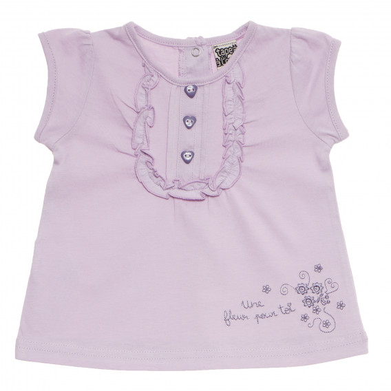 Rochie de bumbac pentru fete, violet Tape a l'oeil 171022 