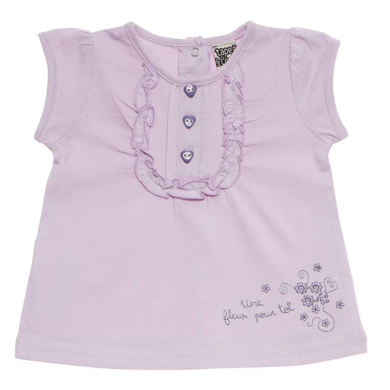 Rochie de bumbac pentru fete, violet  171022