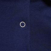 Rochie din bumbac cu mâneci lungi pentru fetițe, albastră Tape a l'oeil 171028 3