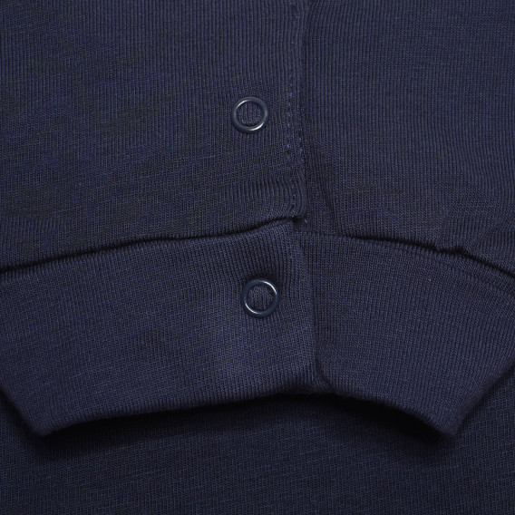 Tricou Polo cu mâneci lungi pentru bebeluși, albastru  171084 3