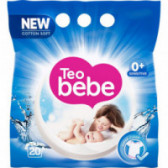Detergent pulbere pentru rufe, cu aromă de migdale - Sensitive, pungă de plastic, 1,5 kg. Teo Bebe 171094 