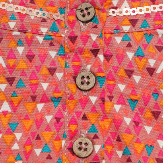 Bluză de bumbac pentru fetițe, multicolor Tape a l'oeil 171236 3