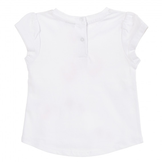 Rochie albă din bumbac cu imprimeu de balon pentru fetițe Tape a l'oeil 171288 4