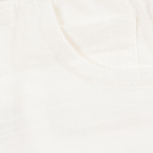 Pantaloni scurți de bumbac albi, pentru fetițe Tape a l'oeil 171414 2