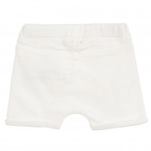 Pantaloni scurți de bumbac albi, pentru fetițe Tape a l'oeil 171416 4