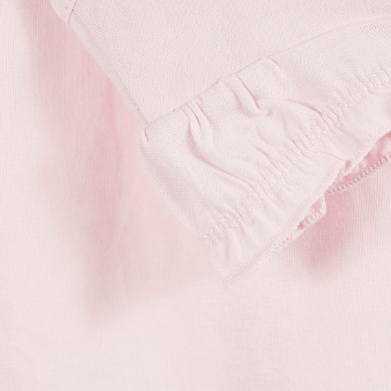 Bluză roz din bumbac cu imprimeu căpșune, pentru fetițe Tape a l'oeil 171427 3
