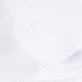 Tricou alb din bumbac cu imprimeu stea, pentru fetițe Tape a l'oeil 171435 3