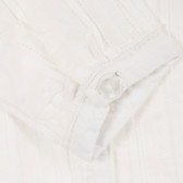 Rochie din bumbac albă cu nasturi pentru fetițe Tape a l'oeil 171614 3