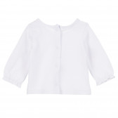 Bluză albă cu mânecă lungă pentru copii  171655 7