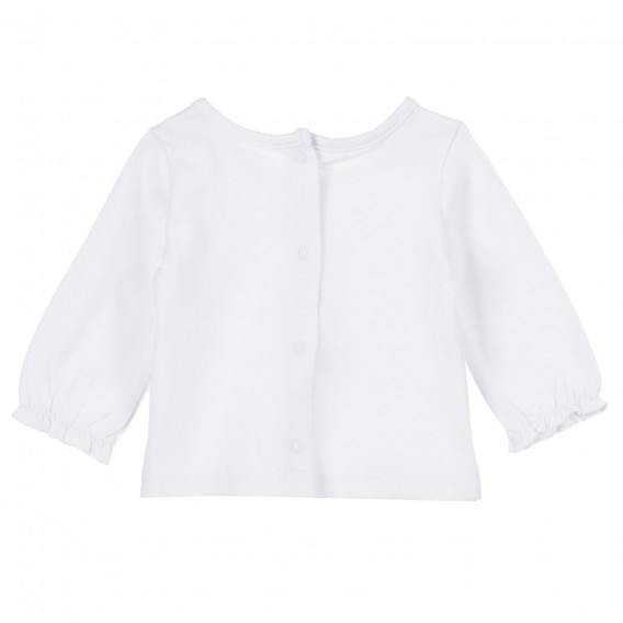 Bluză albă cu mânecă lungă pentru copii  171655 7