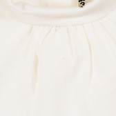 Bluză din bumbac de culoare albă, cu detaliu auriu, pentru fetițe Tape a l'oeil 171710 3
