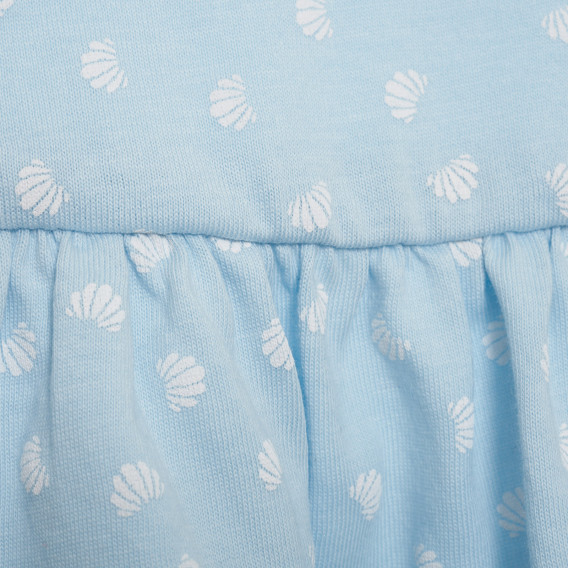 Rochie din bumbac imprimate pentru fete, albastru deschis Name it 171781 4