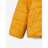 Jachetă galbenă din puf, cu glugă detașabilă pentru băieți Name it 171943 2