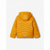 Jachetă galbenă din puf, cu glugă detașabilă pentru băieți Name it 171945 4